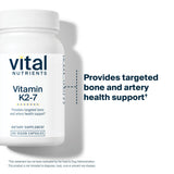 Vital Nutrients Vitamine K2-7: contrôle qualité et transparence associée.