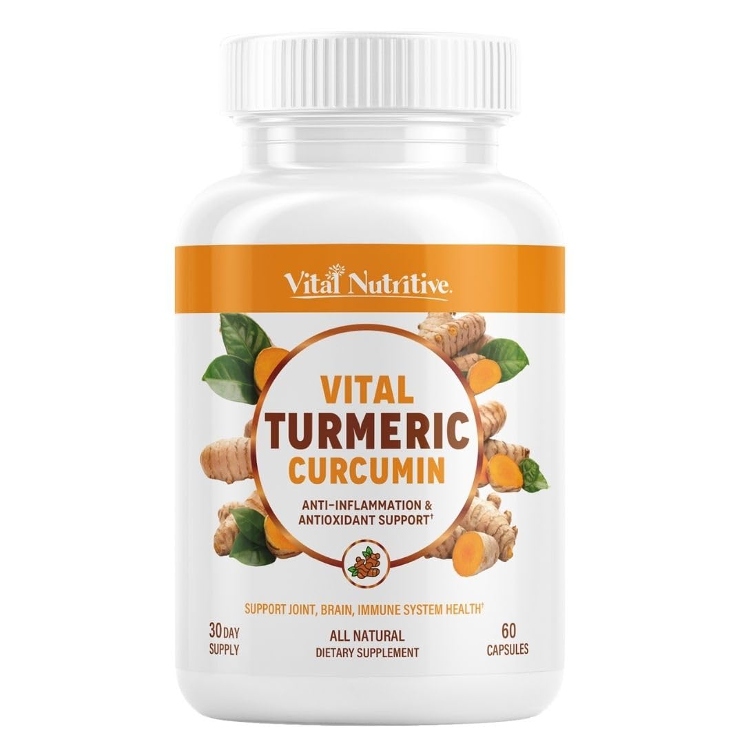 Vital Nutritive : bouteille de gélules curcuma pour mobilité quotidienne.