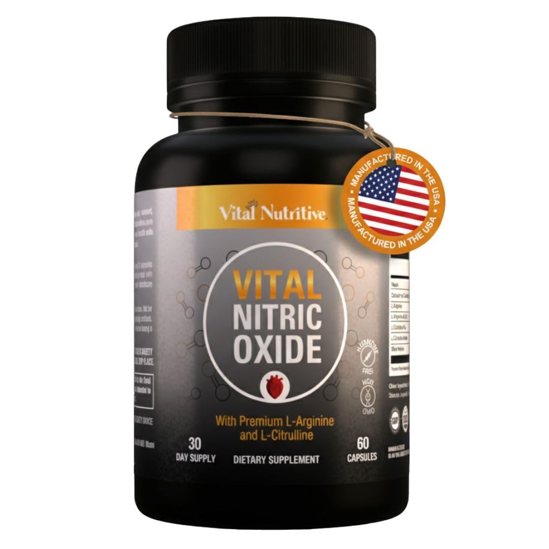 Vital Nutritive bouteille oxyde nitrique pour circulation et énergie