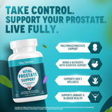 Vital Nutritive Prostate: composition saw palmetto, soutien du confort urinaire.