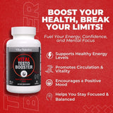 Vital Testo Support, capsules dorées, soutien potentiel à l'endurance pendant l'entraînement.