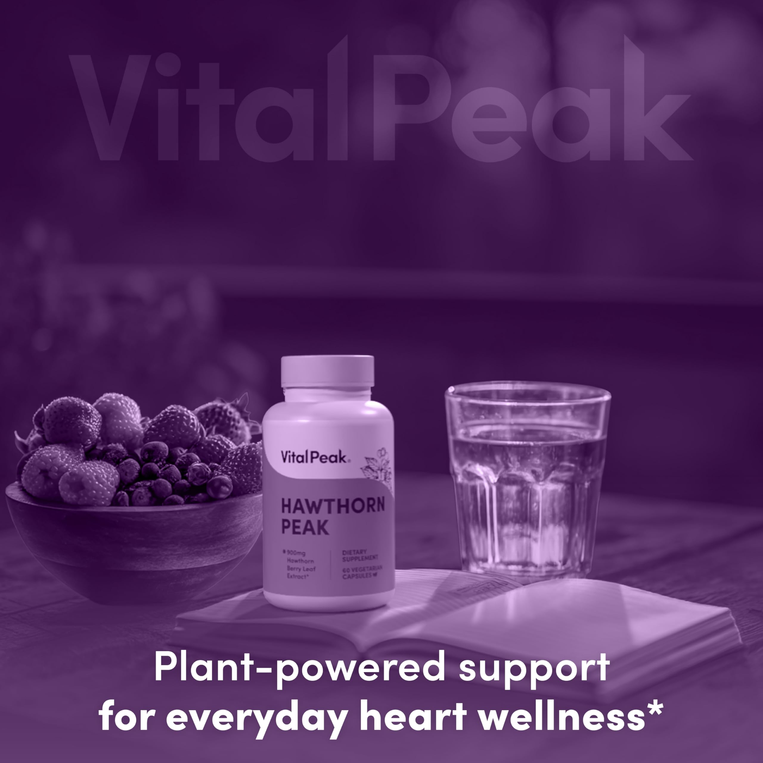 Emballage certifié SQF pour Vital Peak Aubépine 900 mg.