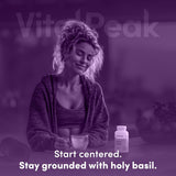 Vital Peak Basilic Sacré - Gélules végétales sans gluten, mode de vie équilibré.