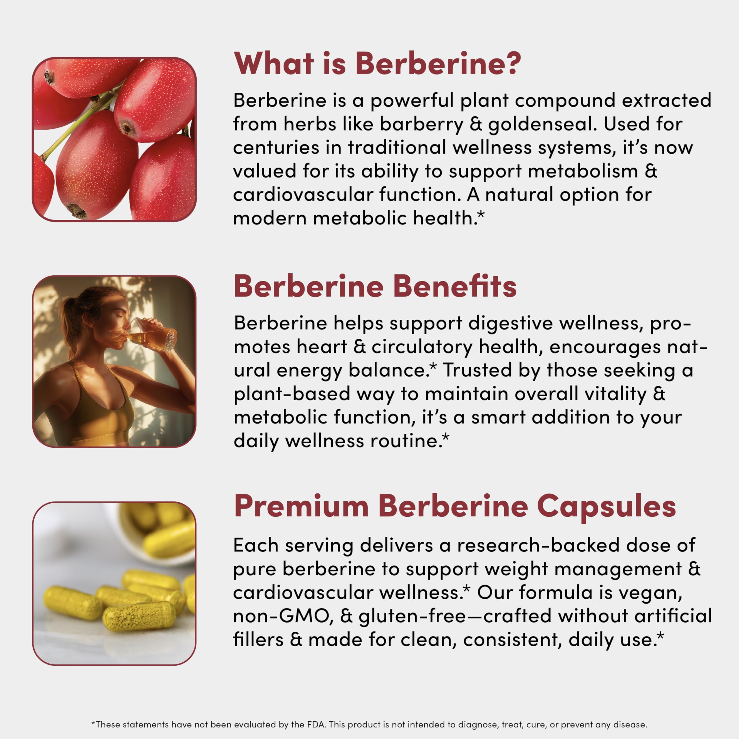 Vital Peak Berberine HCL 1000 mg – emballage soigné et fiable.