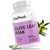 Vital Peak — bouteille de gélules d’extrait d’olive 500 mg, soutien immunitaire quotidien.