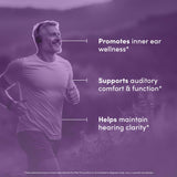 Vital Peak Hearing Peak : emballage et étiquette, informations claires sur les ingrédients.