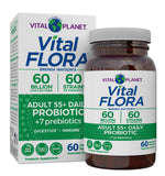 Vital Flora – Bouteille: soutien digestif quotidien grâce à 60 milliards de CFU.