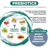 Vital Flora - champignons fonctionnels pour renforcer le mélange probiotique.