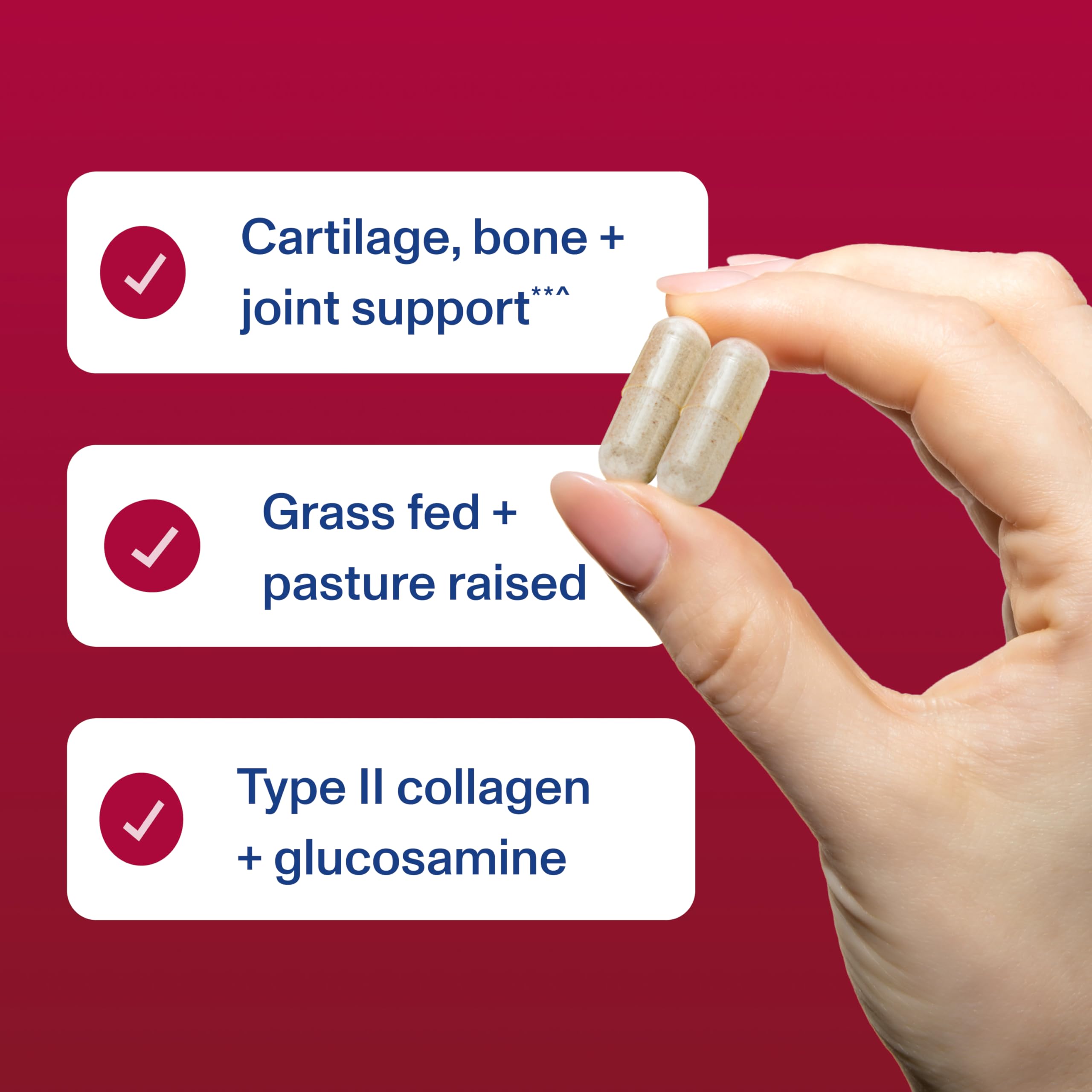 Vital Proteins Cartilage Collagen: quatre capsules par portion pour une routine simple.