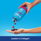 Vital Proteins Collagen Gummies gros plan gommes framboise, couleur vive