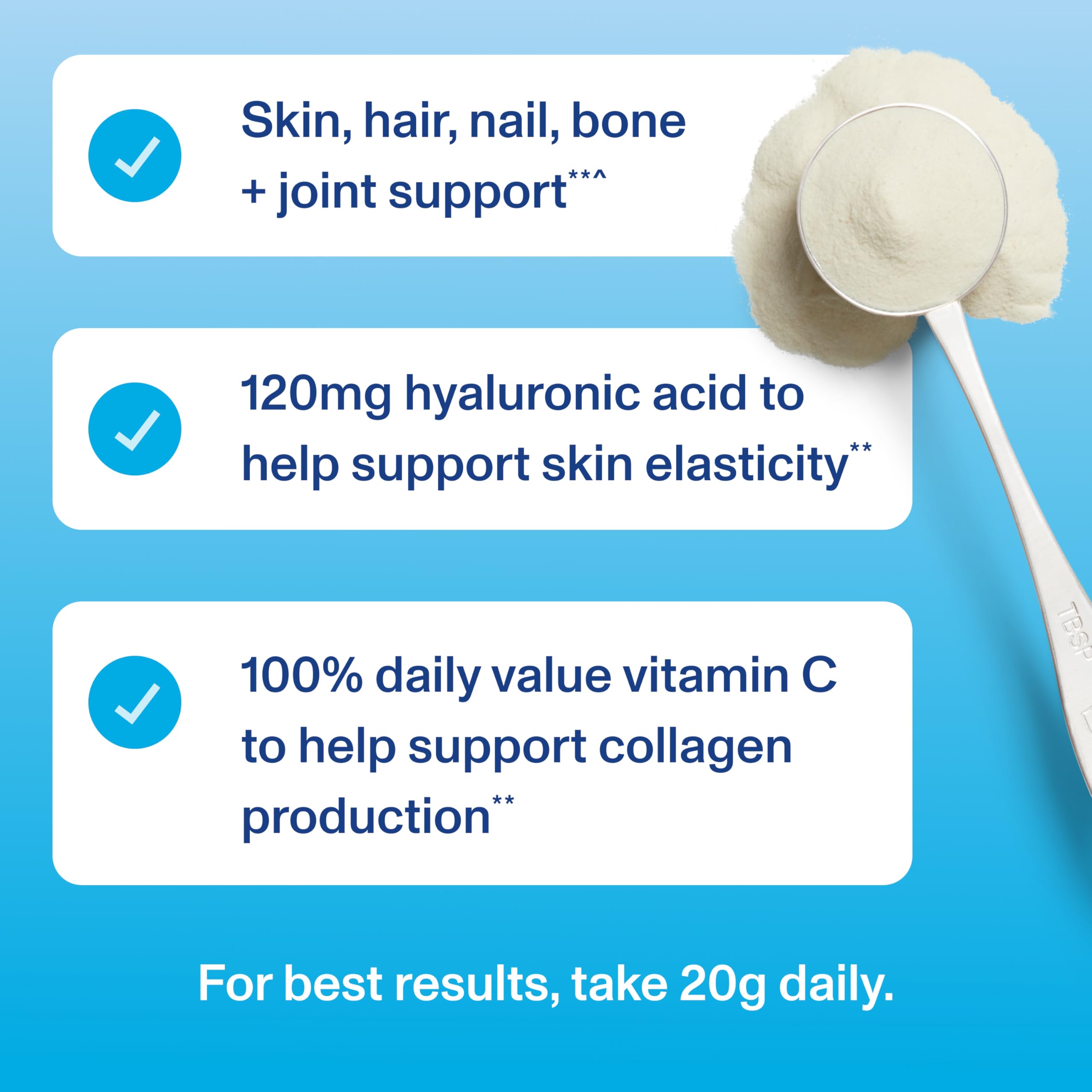 Vital Proteins Collagen Peptides Avancé: dissolution dans boisson froide.