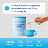 Vital Proteins Collagen Peptides Avancé: sans lactose ni gluten.