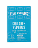 Vital Proteins Collagen Peptides dans sa boîte de 20 portions, routine quotidienne pratique.