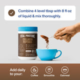 Vital Proteins Collagen Peptides: goût chocolat riche et agréable sans grumeaux