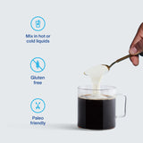 Vital Proteins Collagen Peptides mélange-boisson : parfait pour boissons chaudes ou froides.