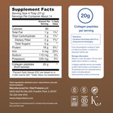 Vital Proteins Collagen Peptides: emballage pratique et ingrédients issus bovins nourris à l'herbe