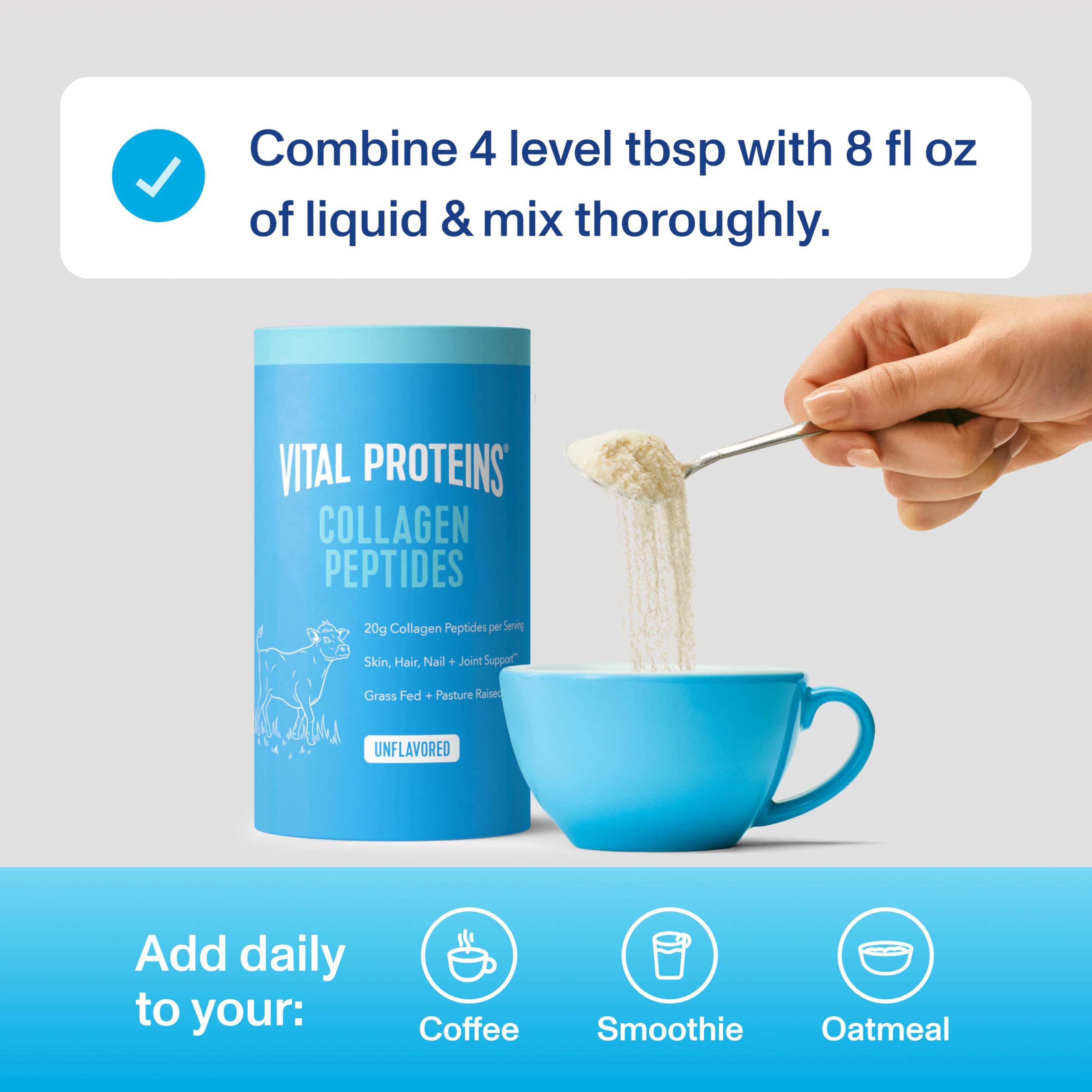 Vital Proteins Collagen Peptides: approuvé Whole30 et compatible Paleo.