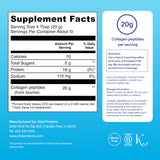 Vital Proteins Collagen Peptides: 0 g de sucre par portion pour un ajout pratique.