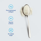 Vital Proteins Collagen Peptides poudre fine : texture légère qui se mélange sans grumeaux.