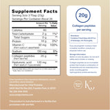 Vital Proteins Collagen Peptides vanille – cuillère-doseuse pour mesurer facilement la dose journalière.