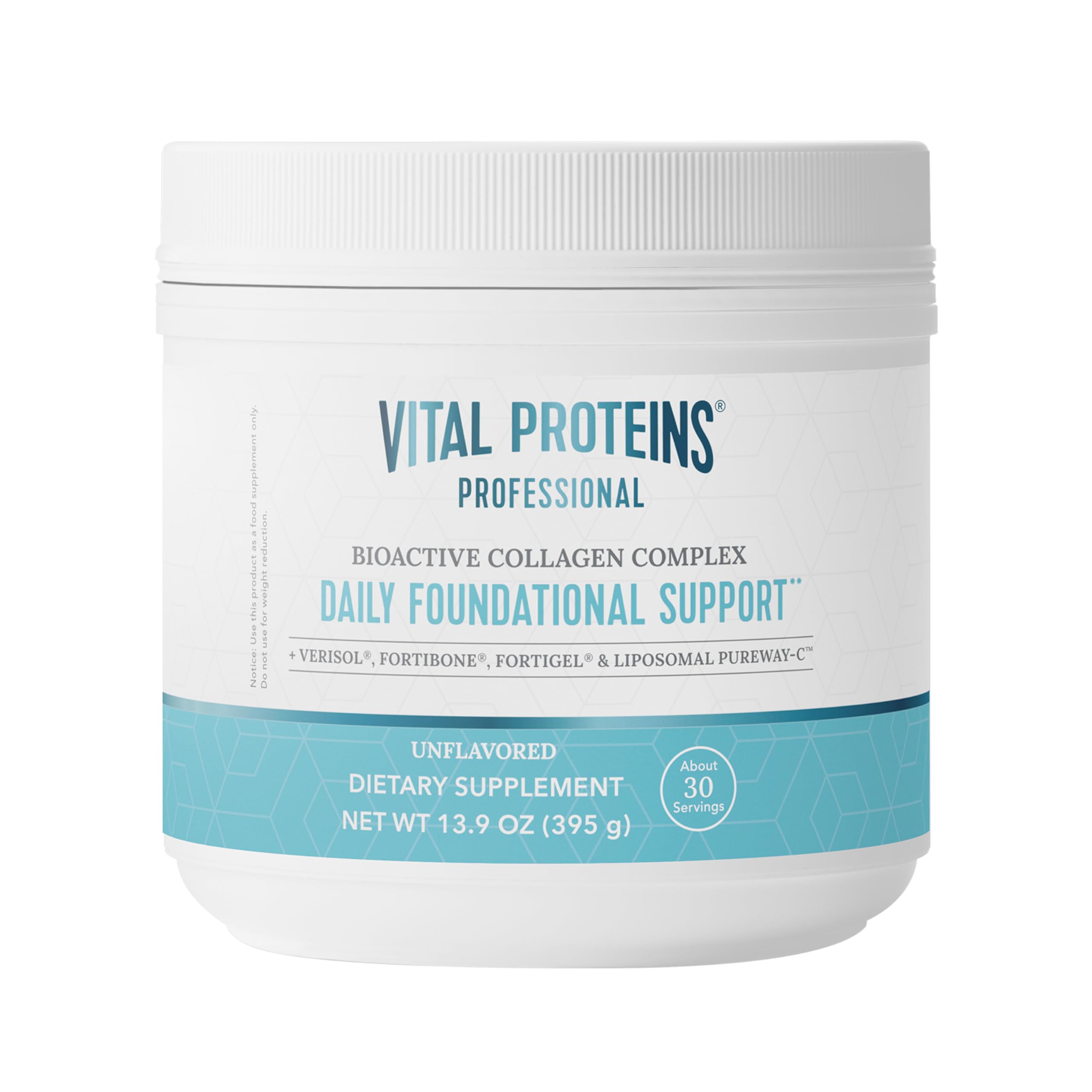 Vital Proteins Professional Daily Foundational Support – bouteille, idéal pour l'apport quotidien en collagène.