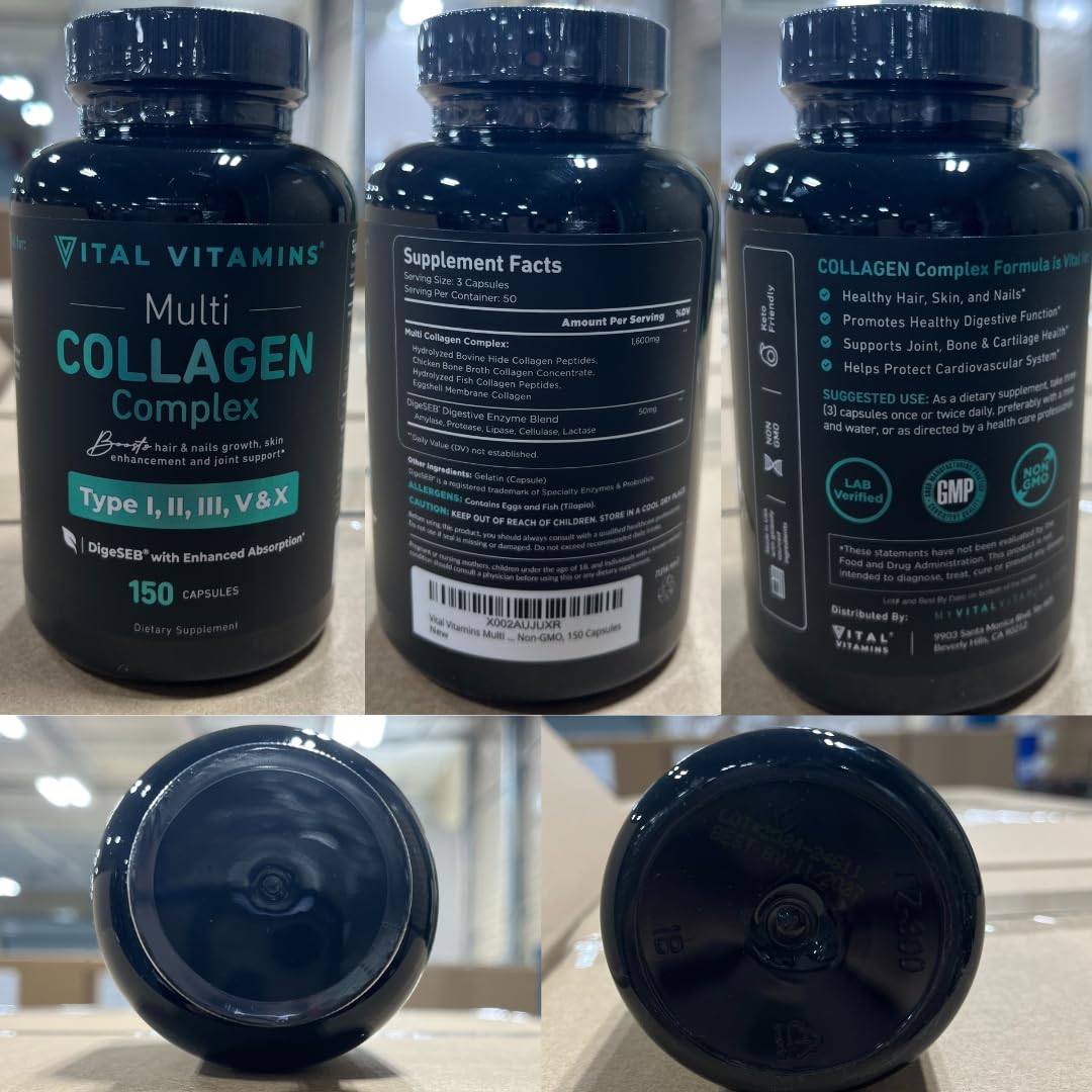Vital Vitamins usage quotidien pour peau et cheveux.