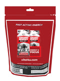 Ouverture de la poche Screamin Energy Max Hit pour une dose immédiate.