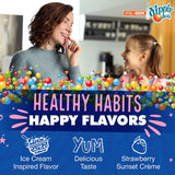 Vital+Boon Dippin Dots mélatonine – capuchon sécurité enfant et formulation sans gélatine.