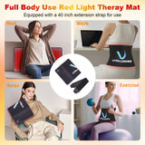 Sangle réglable du tapis VitalCross assurant un maintien confortable.