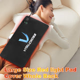 VitalCROSS grand tapis lumière rouge et infrarouge pour dos et épaules.