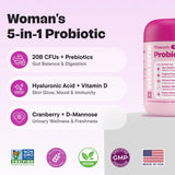 VitalForm bouteille-digestif: soutien de la flore féminine et équilibre intestinal.
