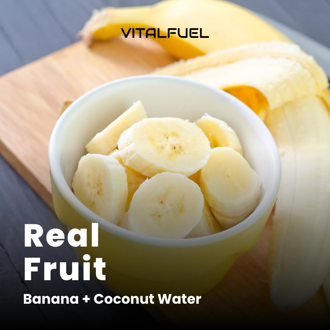Gel VitalFuel énergie-banane texture crèmeuse pour entraînement facile