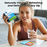 VitalHarvest sachets électrolytes menthe – format portable idéal voyage et entraînement