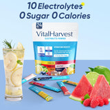 VitalHarvest sachets pêche blanche saveur neutre et rafraîchissante