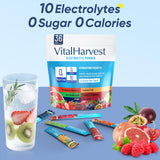 VitalHarvest saveur cerise-grenade, hydratation après l entraînement.