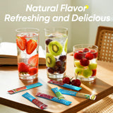 VitalHarvest saveur fruit de la passion, hydratation rafraîchissante.