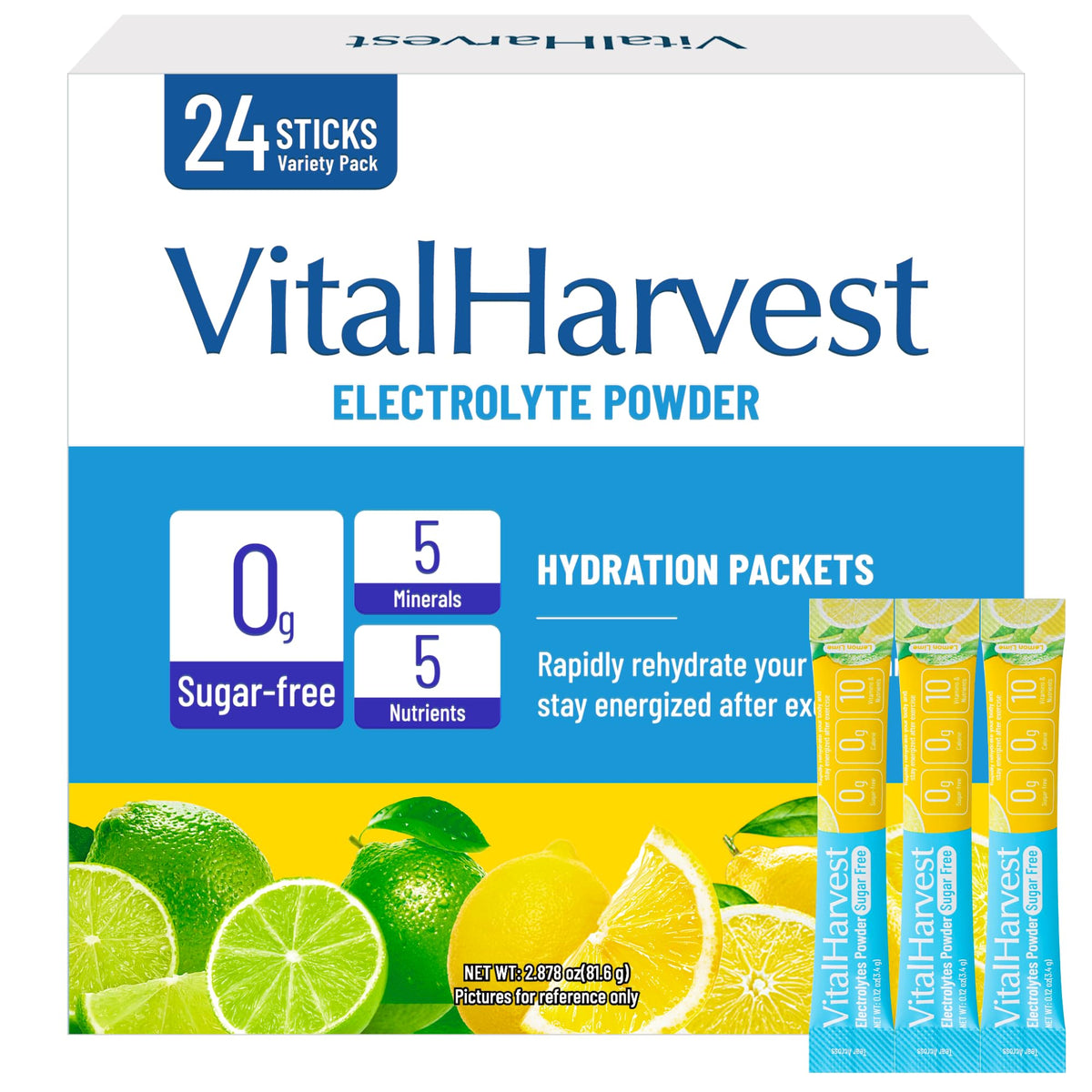 VitalHarvest sachets hydratation rapide pour des performances quotidiennes