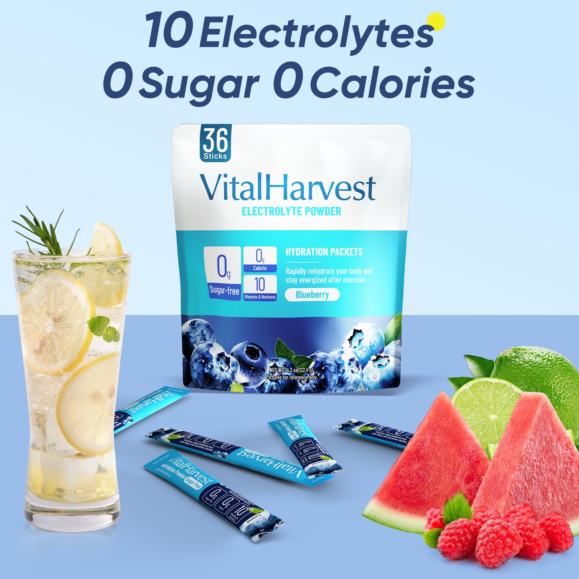 Sachets VitalHarvest portables, parfaits pour voyager et pratique sportive