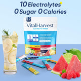 VitalHarvest saveur framboise apporte douceur naturelle sans sucre.