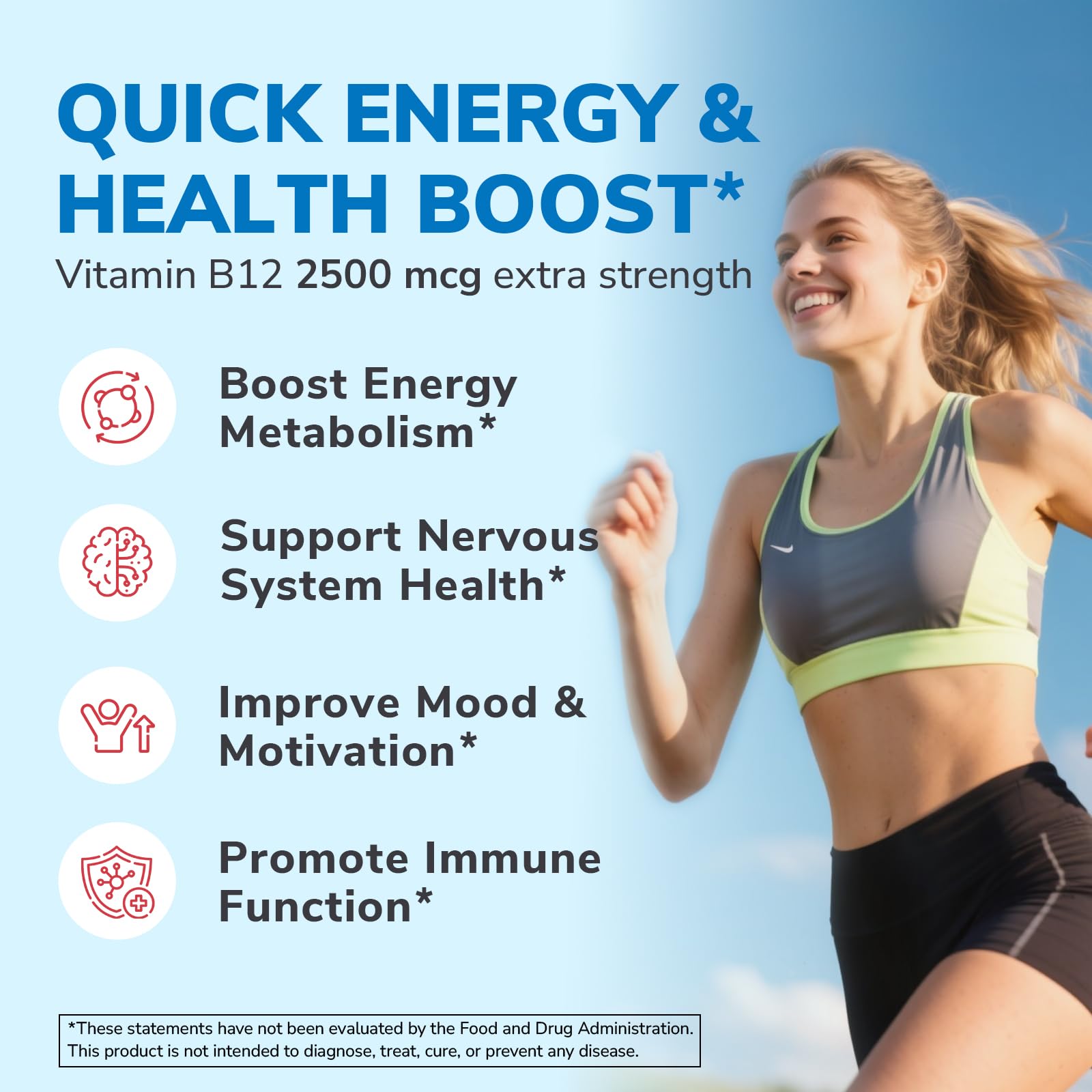 Méthylcobalamine activée: absorption efficace avec Vitalibre B12