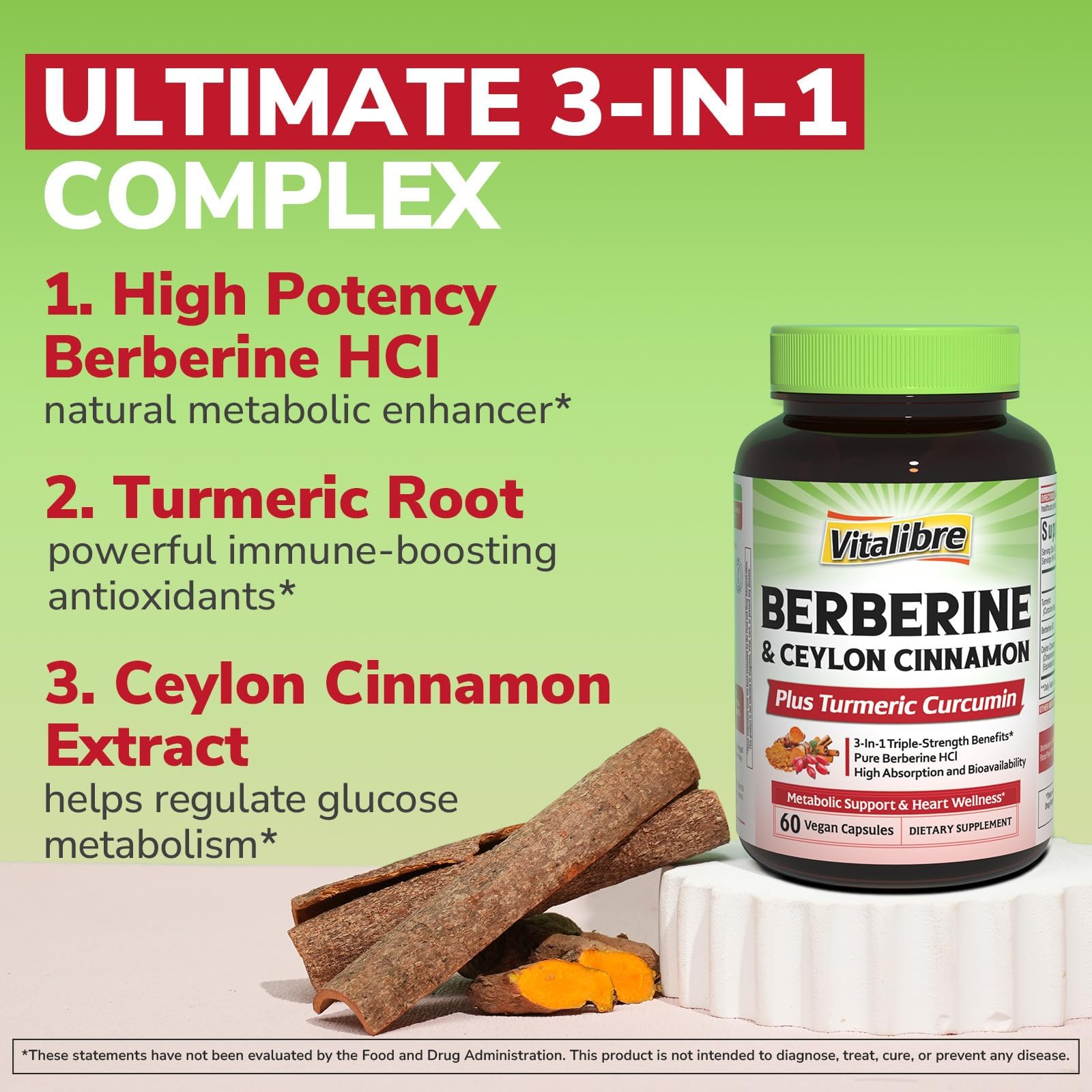 Vitalibre Berberine: 97% pureté — dose stable et fiable.