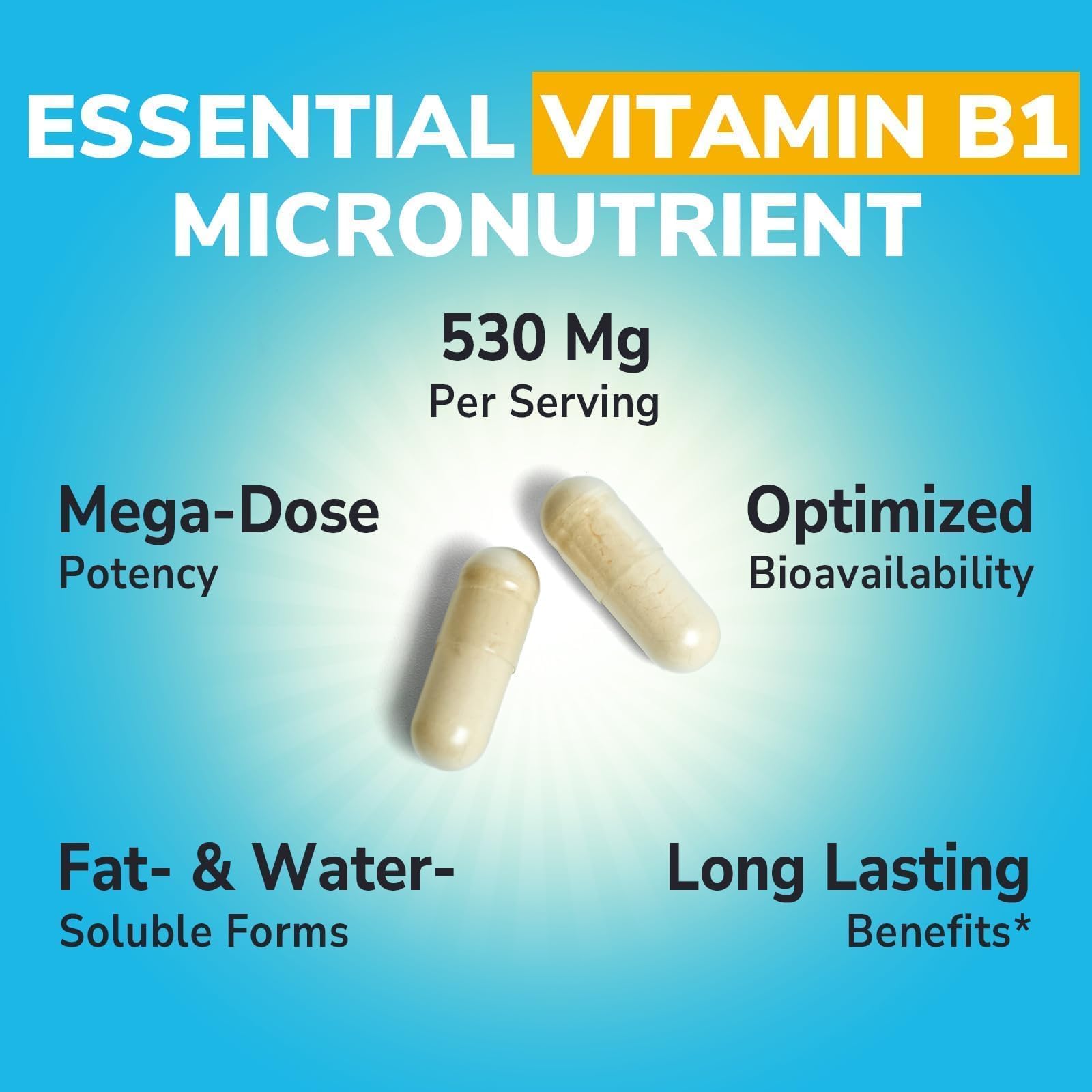 Bouteille Vitalibre de vitamines B1 et cofacteurs, format pratique.