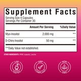 Vitalibre Inositol : dose de 50 mg de D-Chiro-Inositol par portion.