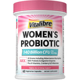 Vitalibre Probiotique Plus sur la bouteille, soutien digestif potentiel et pratique.