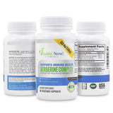 Vitalité Now Capules Berberine 500 mg, format pratique pour un usage quotidien.