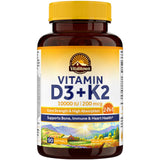 Vitalitown, gélules D3-K2, bouteille prête, soutien potentiel des os.