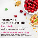 Vitalitown Probiotiques libération retardée – capsule protégeant les probiotiques jusqu'à l'intestin.