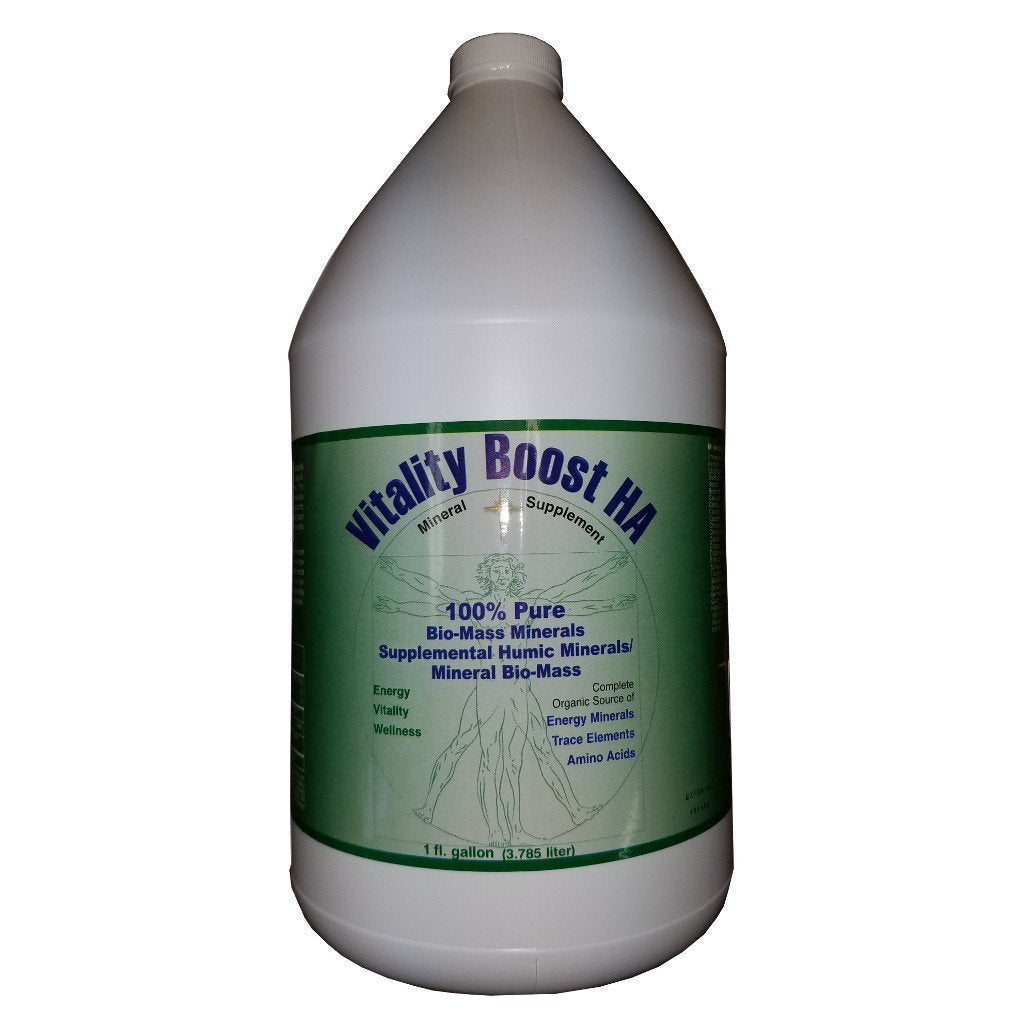 Vitality Boost HA – flacon de minéraux humiques, soutien potentiel à la vitalité quotidienne