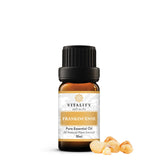 Vitality-frankincense-bouteille-10ml: huile pour aromathérapie et détente.
