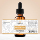 Vitality huile essentielle d'encens – emballage élégant et pratique.
